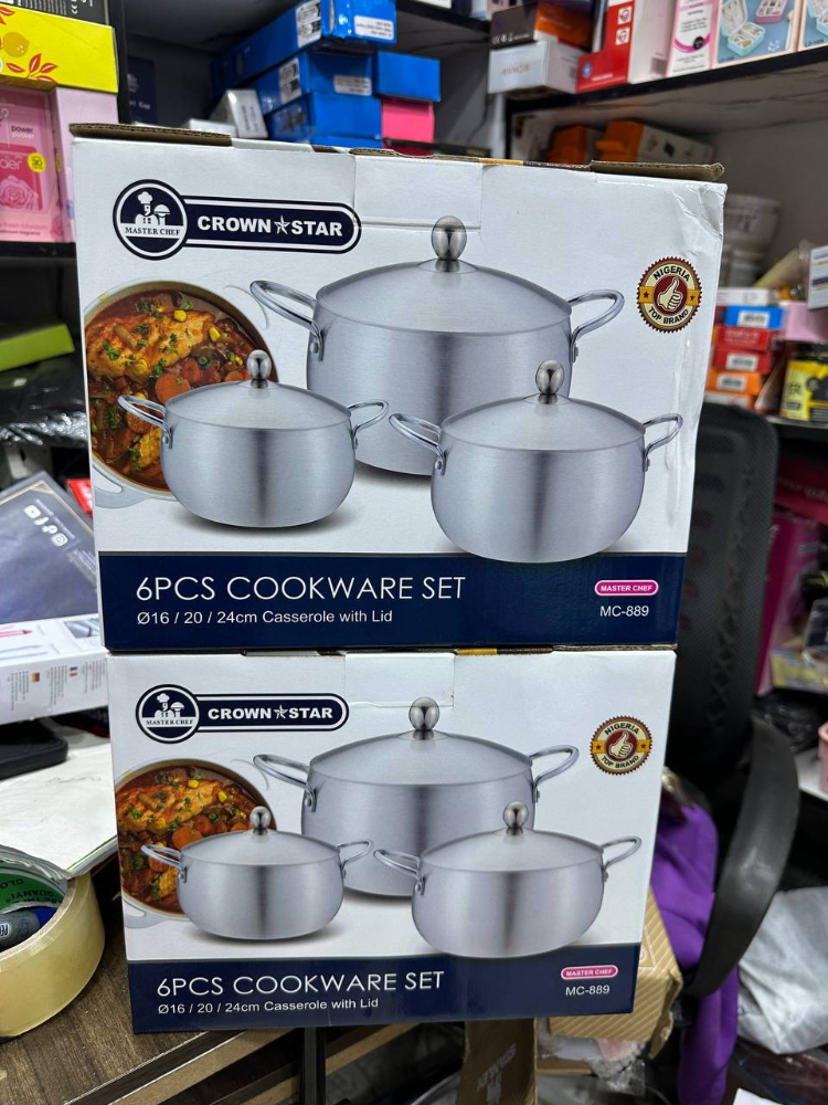 Mc-889 Crown star aluminum cookware set  